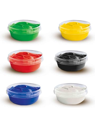 SES Creative 00381 Plakatfarbe Pg.= 6 x 45 ml diverse Farben malen ab 3 Jahre