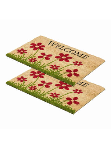 Astra Fußmatte COCO STYLE 2ER SET 2 in Cappuccino