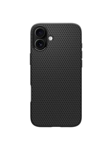 Spigen Spigen Liquid Air Hülle iPhone 16 Plus Schwarz in Schwarz