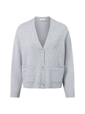 comma Strickjacke in hellgrau - 0002