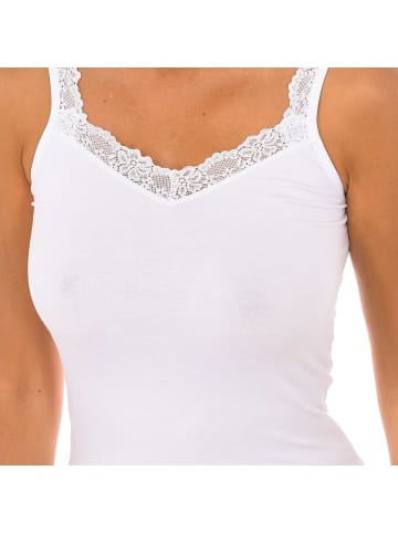 Q-en Unterhemd in White