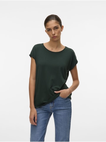 Vero Moda 2er-Pack T-Shirt Einfarbiges Stretch Oberteil in Khaki-Grün