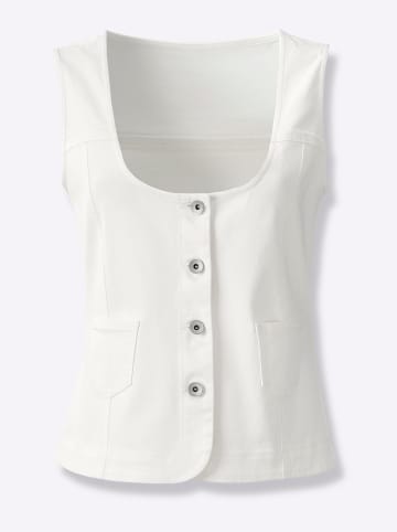 WITT WEIDEN Jeansweste in weiß