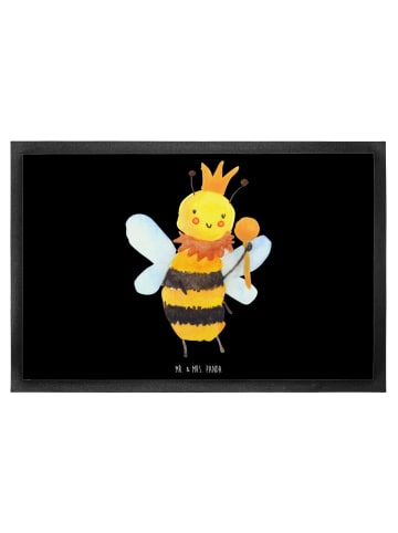 Mr. & Mrs. Panda Fussmatte Biene König ohne Spruch in Schwarz