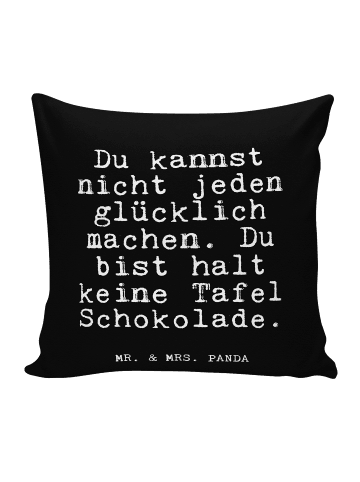 Mr. & Mrs. Panda Zierkissen Du kannst nicht jeden... mit Spruch in Schwarz