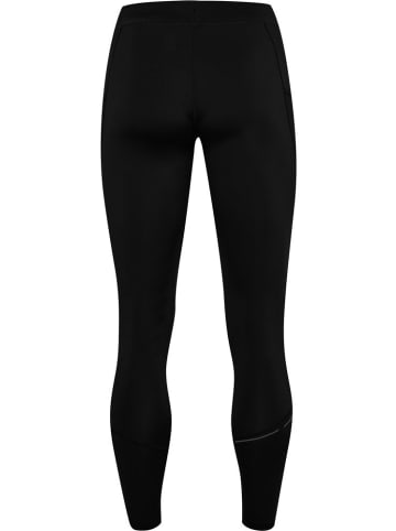 Hummel Leggings "Race Pocket Tights" in Schwarz