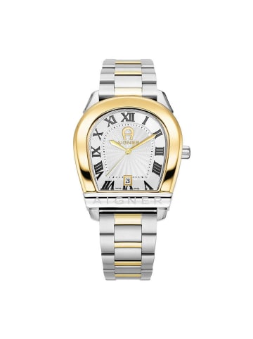 Aigner Quarzuhr für Herren in silber