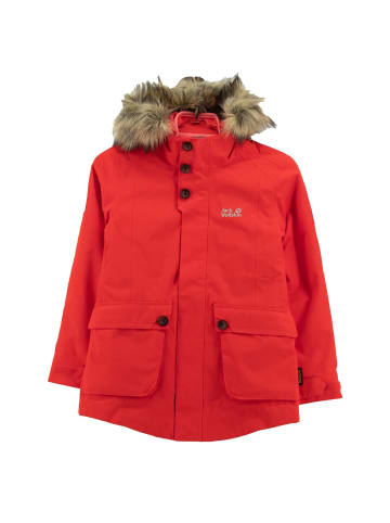 Jack Wolfskin Jacke Elk Island 3 In1 Parka in Rot