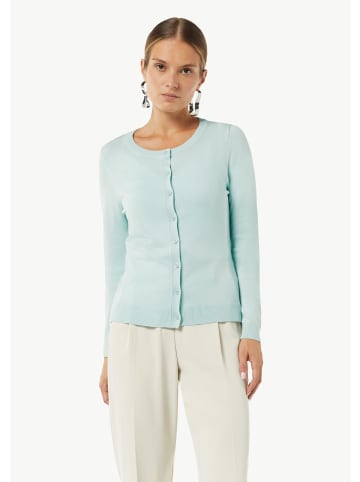comma Strickjacke langarm in Blau