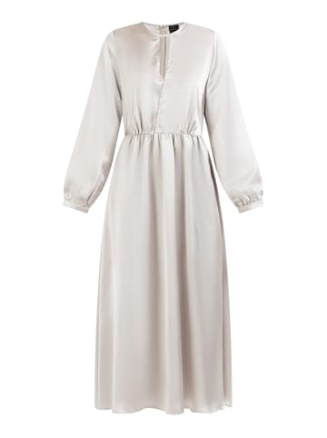 DreiMaster Damen Midikleid in Hellbeige