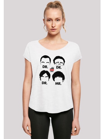F4NT4STIC T-Shirt Big Bang Theory TV Serie Doctors And Mr in weiß