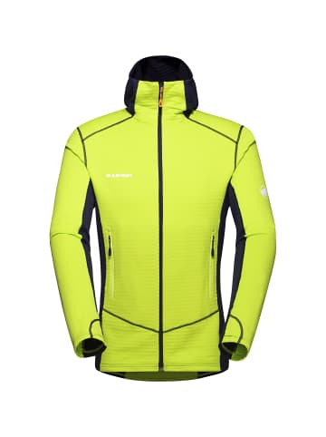 Mammut Fleecejacke Taiss Light mit Kapuze in Zitrone