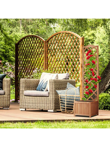 relaxdays Rankkasten in Natur - 25 l