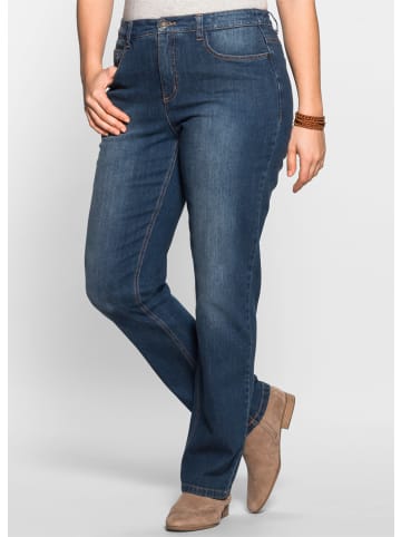 sheego Stretch-Jeans in blue denim