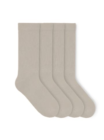 von Jungfeld Tennissocken CASUAL CLASSIC in Beige Brown