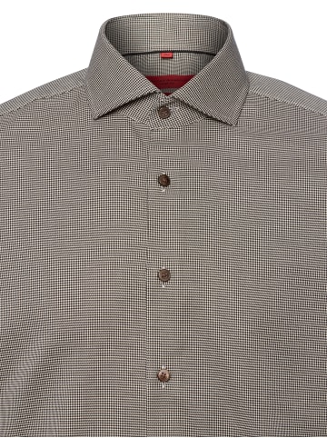 Finshley & Harding Hemd in beige schwarz - 0016