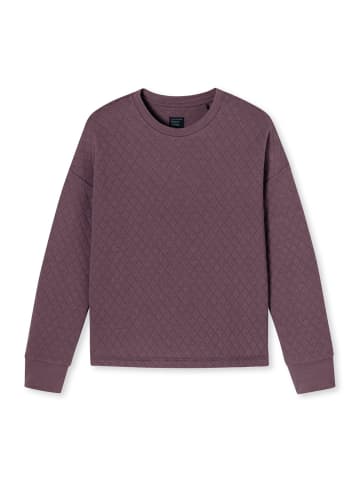 Schiesser Sweatshirt Mix & Relax in malve