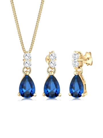 Elli Schmuckset 925 Sterling Silber in Gold