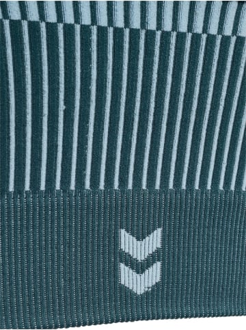 Hummel Sport-BH "Yoga Seamless Low Support Bra" in Blau