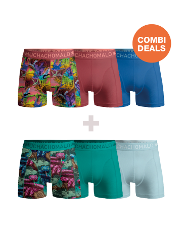 Muchachomalo 6er-Set: Boxershort in Mehrfarbig - für Herren