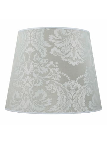 Licht-Erlebnisse Lampenschirm Ø 38 x (H)30 cm in Silber