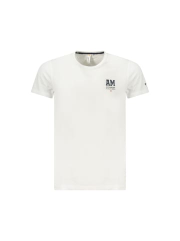 ACCADEMIA MILITARE Weiß Herren T-Shirt aus Baumwolle
