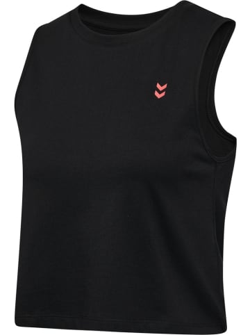Hummel Top "Hmlhiit Cropped W Muscle Tank Top" in Schwarz