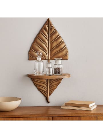 kobolo Wandregal ELENALEAF in Gold