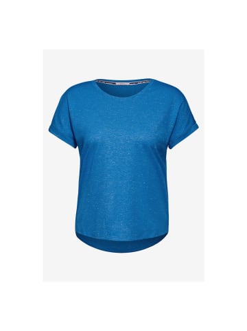 Cecil T-Shirt in azure blue melange