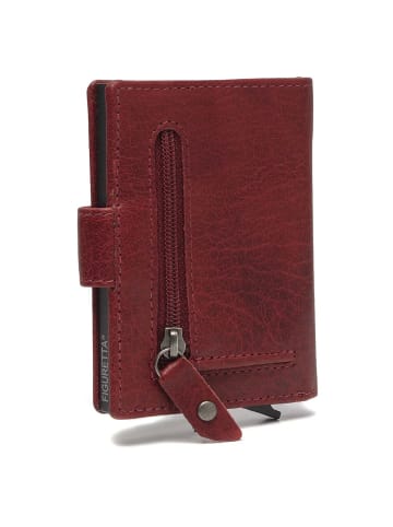 The Chesterfield Brand Prague - Kreditkartenetui 6cc 10 cm RFID (light grey) in rot