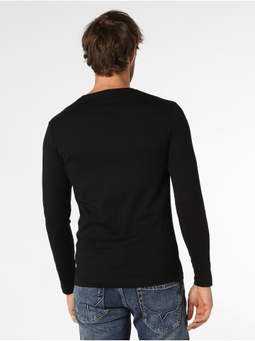 Nils Sundström Langarmshirt in schwarz