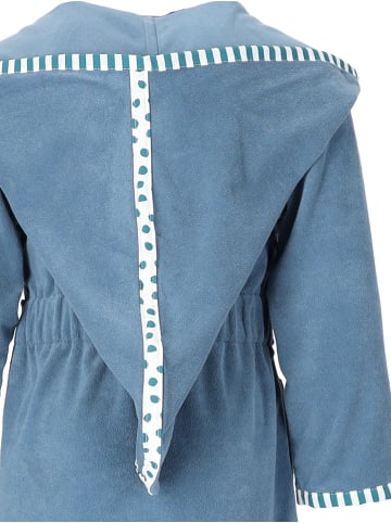 Vossen Bademantel mit Zipfelmütze in dusty blue