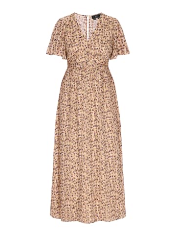 faina Dress in beige multicolor