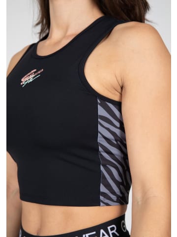 Gorilla Wear Crop-Top - Zion - Schwarz