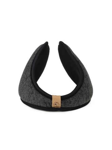 SCHIETWETTER Ohrenschützer "Strandmuschel" in black/taupe melange