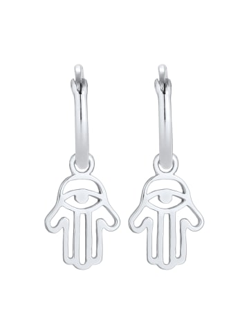 Elli Ohrringe 925 Sterling Silber Hamsa Hand in Silber