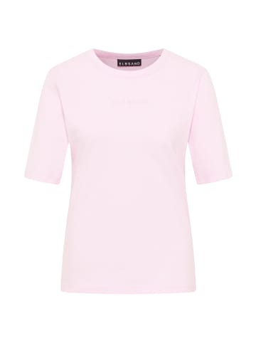 ELBSAND T-Shirt Siva in Soft Rose