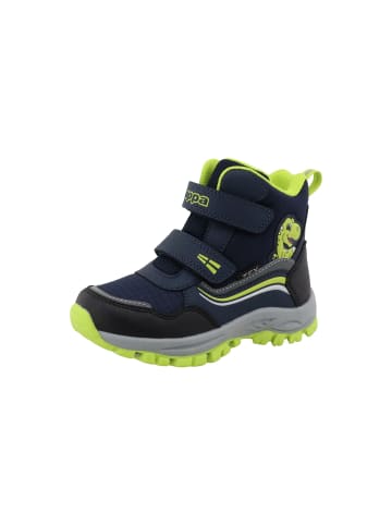 Kappa Stiefel in navy/lime