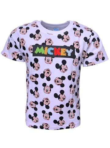 Disney Mickey Mouse T-Shirt Mickey Mouse All-over-Print in Weiß