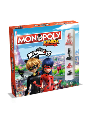 Winning Moves Monopoly Junior Miraculous Spiel Gesellschaftsspiel Brettspiel deutsch in bunt