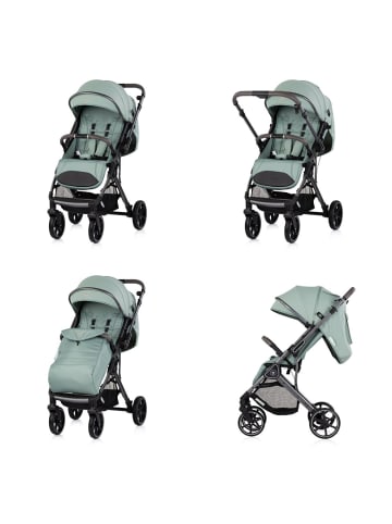 Chipolino Kinderwagen Omnia RU-Räder in grün