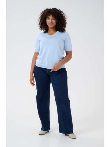 KAFFE curve Strickpullover KClizzy in Soft Chambray