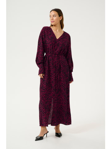 Kaffe Kleid KAjodie in Rumba Red/Black Animal