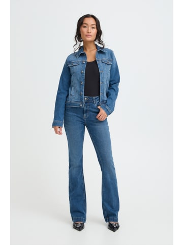 Pulz Jeans PZBECCA Boot Cut in Medium Blue Denim
