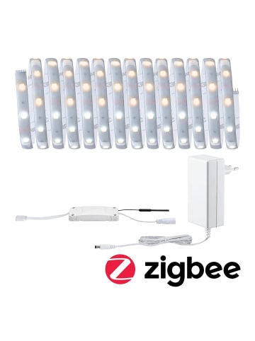 paulmann LED Streifen MaxLED 250 Basisset TunW 5m Zigbee in silber