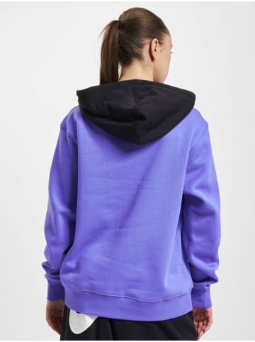 Nike Kapuzenpullover in medium blue/black/golden moss