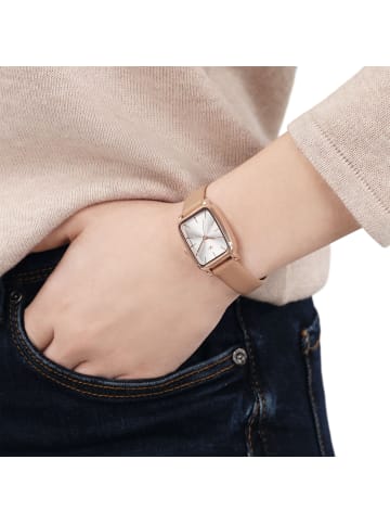 Tom Tailor Quarzuhr Alloy/Edelstahl, IP gold in Rosefarben