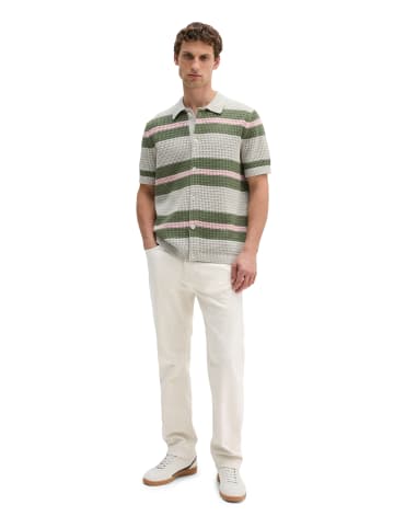 Marc O'Polo Kurzarm-Strickshirt regular in Grey Kit