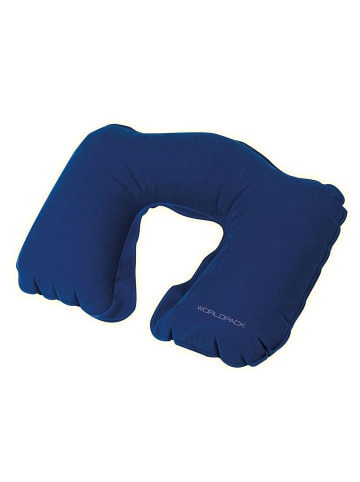 Worldpack Nackenkissen 43 cm royalblau