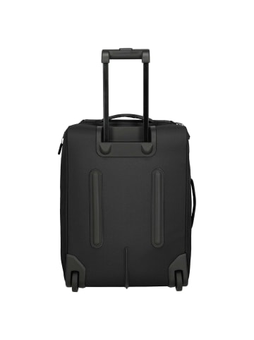 travelite Kick-Off - 2-Rollen-Kabinentrolley S 55 cm (schwarz) in schwarz